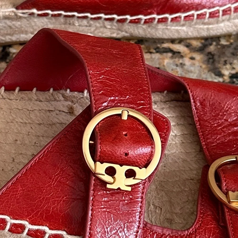 Tory Burch- Selby two Band Espadrille Slides